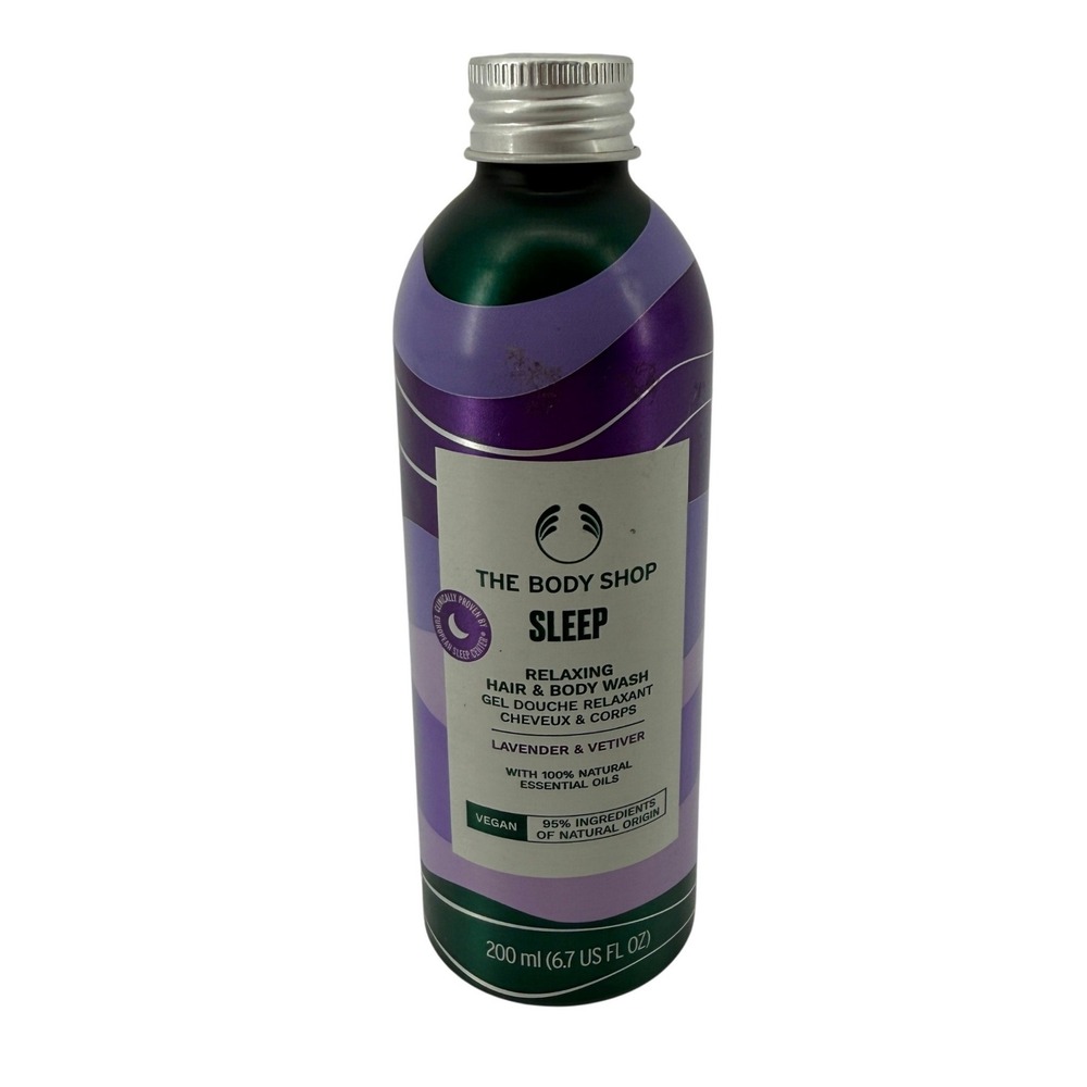 The Body Shop Sleep Relaxing Hair & Body Wash Lavender Vetiver 200 mL/6.7 fl oz‎